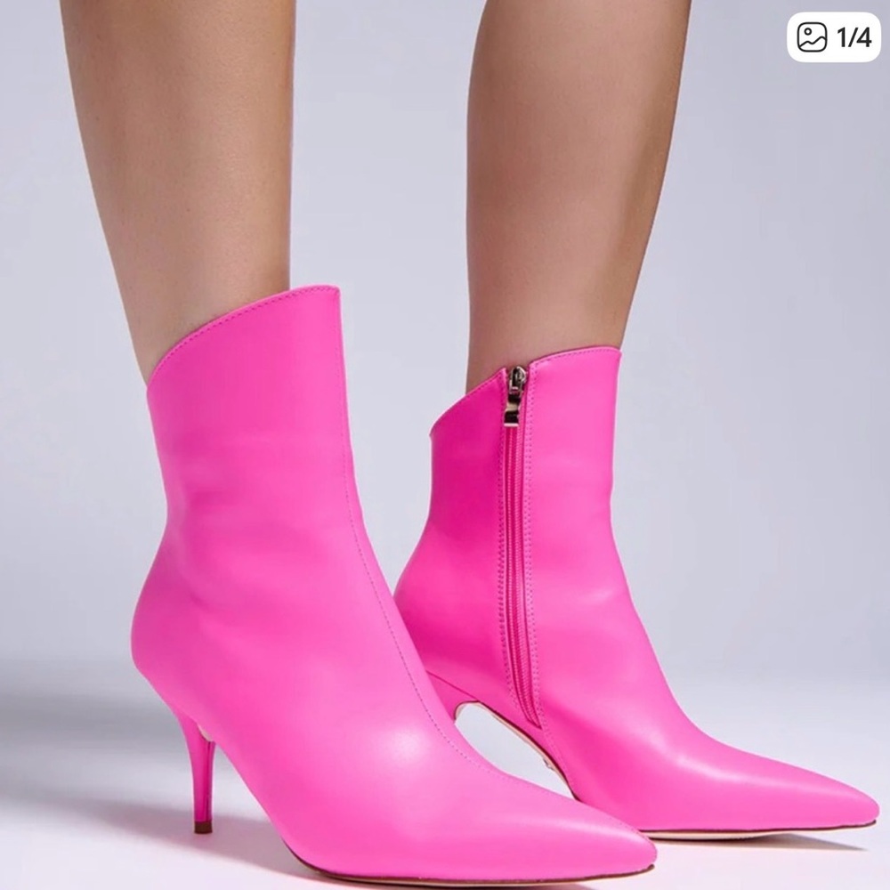 AZALEA WANG Akira Landyn Pink Bootie